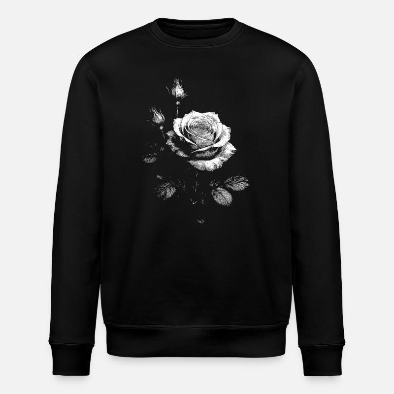 Roses - Sweat bio ROLLER Stanley/Stella Unisexe - noir