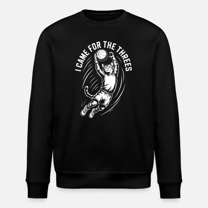 Boule de tir à chat - Sweat bio ROLLER Stanley/Stella Unisexe - noir