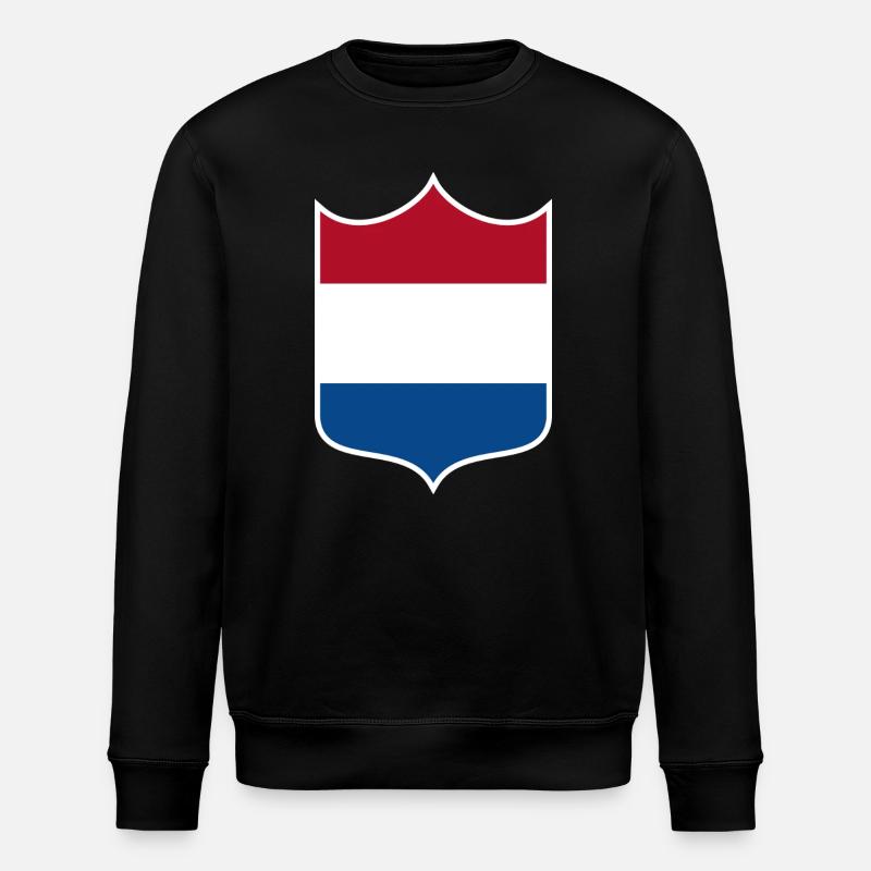 Niederlande - Stanley/Stella Unisex Bio-Sweatshirt ROLLER - Schwarz