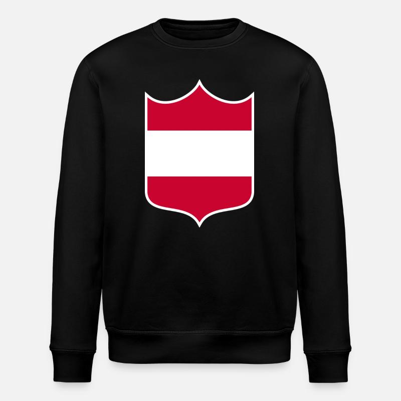 Autriche - Sweat bio ROLLER Stanley/Stella Unisexe - noir