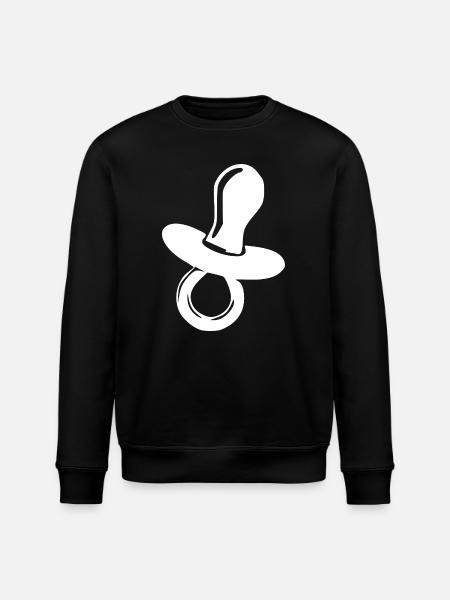 Baby Birth Gift - Stanley/Stella ROLLER Unisex Organic Sweatshirt - black