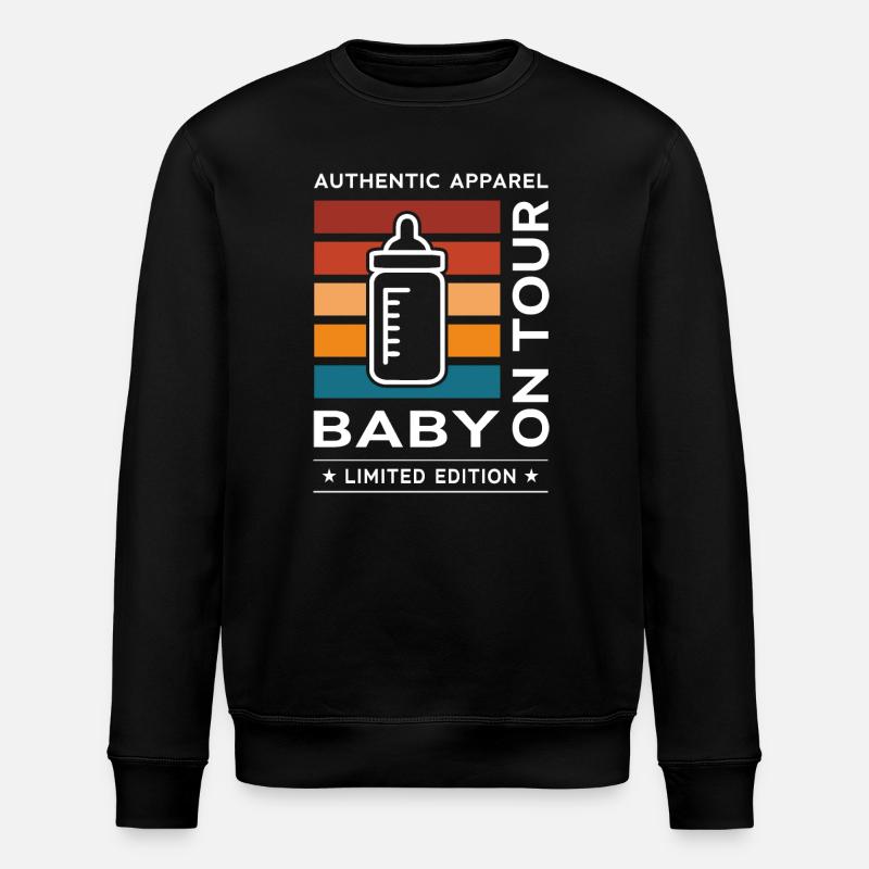 Bébé en tournée - Sweat bio ROLLER Stanley/Stella Unisexe - noir