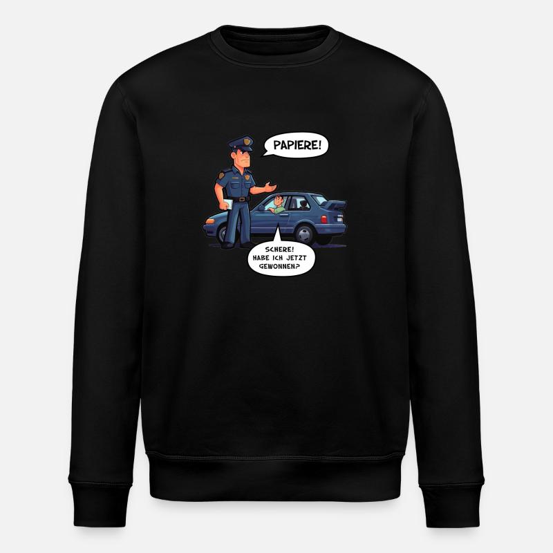 Papiere - Stanley/Stella Unisex Bio-Sweatshirt ROLLER - Schwarz