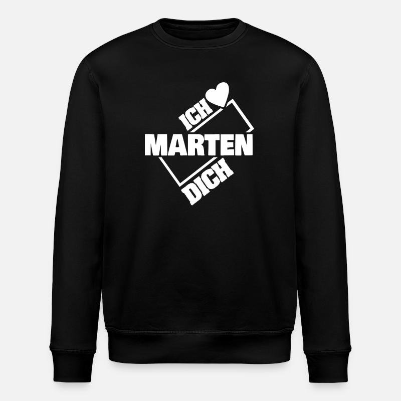 Marten - Stanley/Stella ROLLER Unisex Organic Sweatshirt - black
