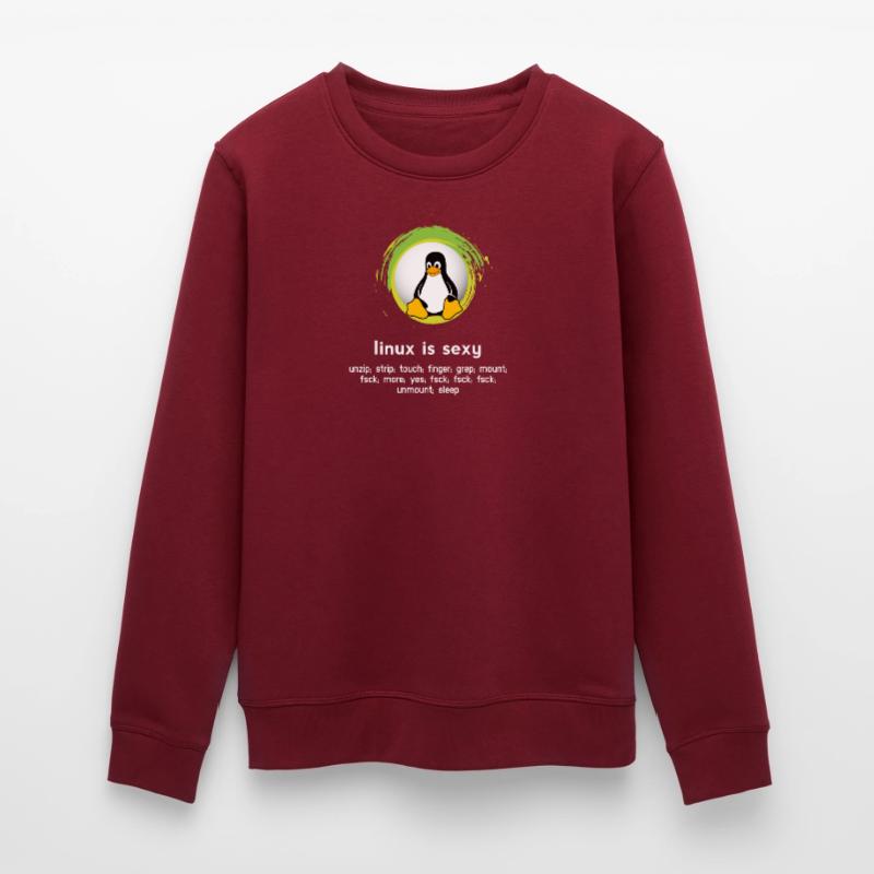 Computer System Penguin Nerd pc inside code admin Sweat bio ROLLER Stanley/Stella Unisexe