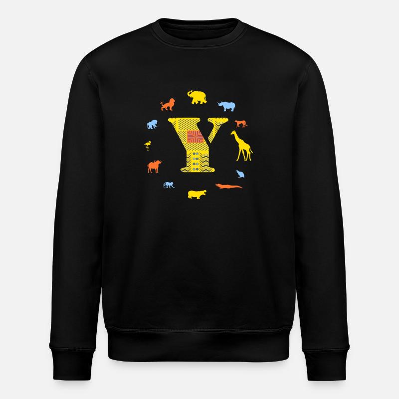 afrika y - Stanley/Stella Unisex Bio-Sweatshirt ROLLER - Schwarz