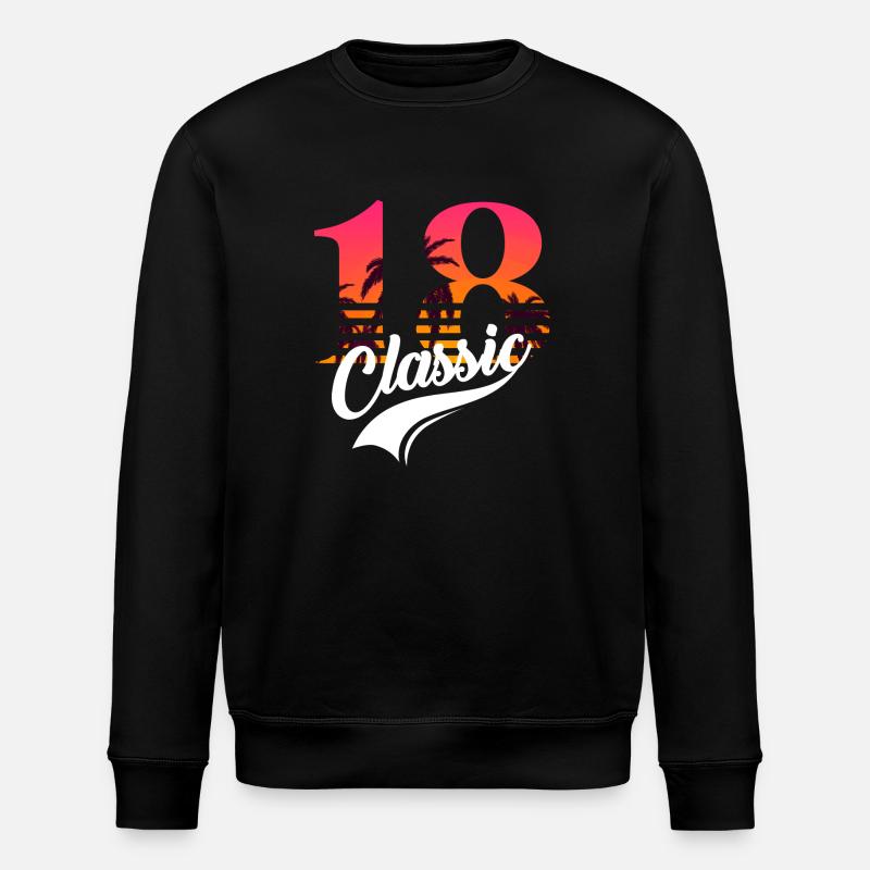 Issue 18- 18th anniversary - Stanley/Stella ROLLER Unisex Organic Sweatshirt - black