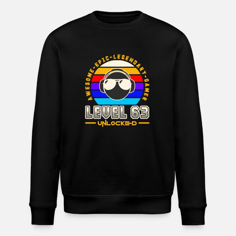 Stufe 63 - Stanley/Stella Unisex Bio-Sweatshirt ROLLER - Schwarz