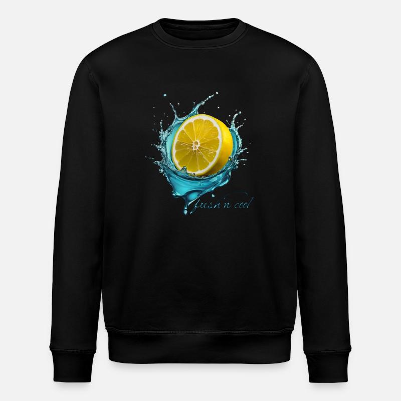 fresh n cool - Stanley/Stella ROLLER Unisex Organic Sweatshirt - black