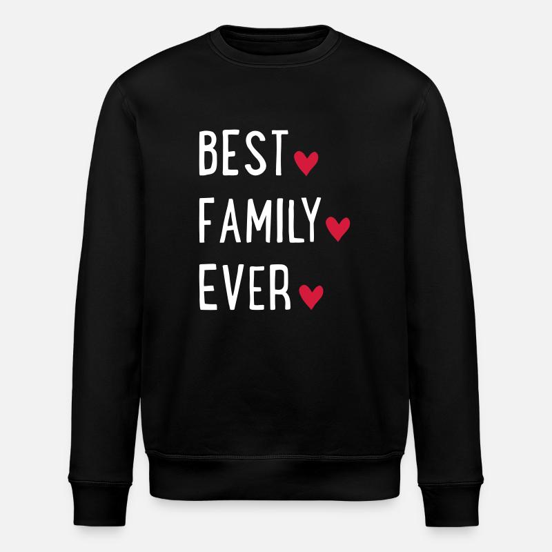 Beste Familie der Welt - Stanley/Stella Unisex Bio-Sweatshirt ROLLER - Schwarz