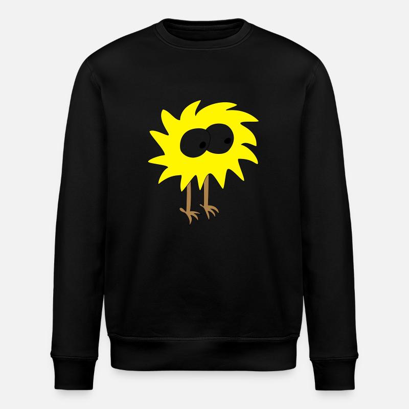 Wuschelküken - Stanley/Stella Unisex Bio-Sweatshirt ROLLER - Schwarz