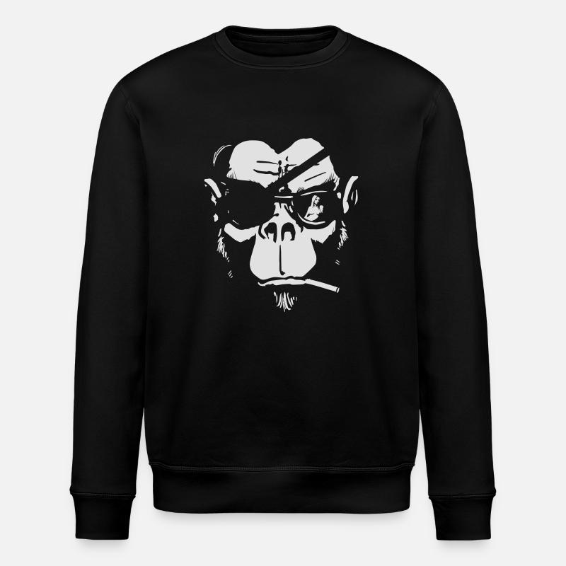 Monkey Mafia - Stanley/Stella Unisex Bio-Sweatshirt ROLLER - Schwarz