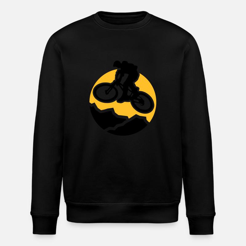 MountainBiker3 - Sweat bio ROLLER Stanley/Stella Unisexe - noir