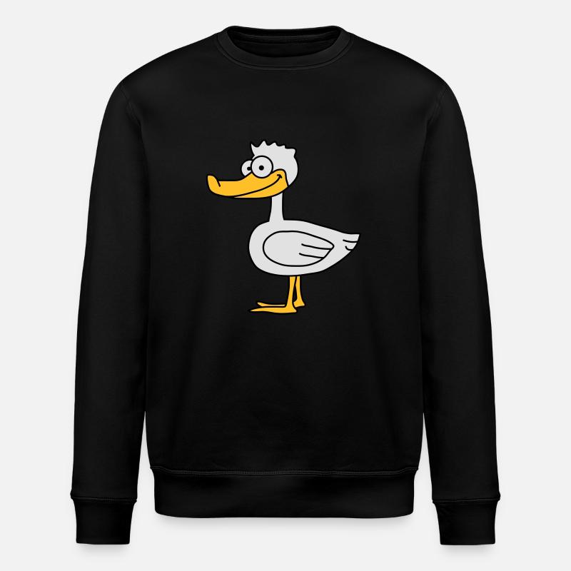 Duck - Stanley/Stella ROLLER Unisex Organic Sweatshirt - black