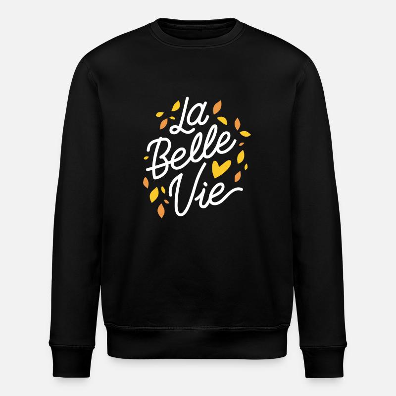 La belle vie - Sweat bio ROLLER Stanley/Stella Unisexe - noir