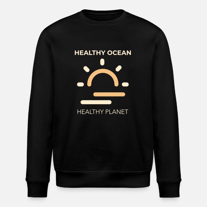 Marine Conservation - Stanley/Stella ROLLER Unisex Organic Sweatshirt - black