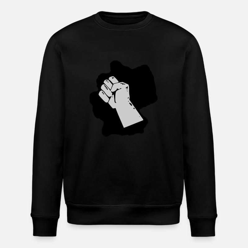 keinegewalt - Stanley/Stella Unisex Bio-Sweatshirt ROLLER - Schwarz