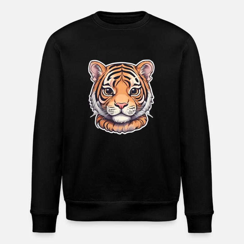 BÉBÉ TIGRE 3 - Sweat bio ROLLER Stanley/Stella Unisexe - noir