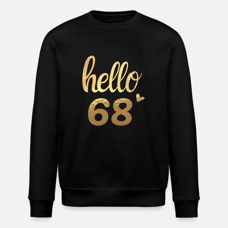 Hello 68 doré - Sweat bio ROLLER Stanley/Stella Unisexe - noir