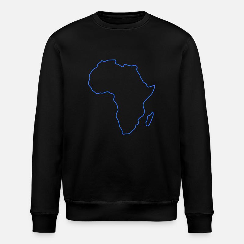 Africa Umriss - Stanley/Stella Unisex Bio-Sweatshirt ROLLER - Schwarz