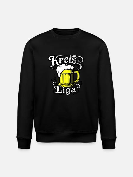 Kreisliga Bier Spruch - Stanley/Stella Unisex Bio-Sweatshirt ROLLER - Schwarz