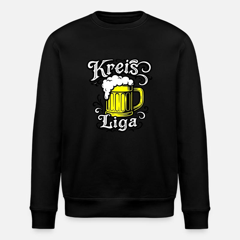 Kreisliga Bier Spruch - Stanley/Stella Unisex Bio-Sweatshirt ROLLER - Schwarz