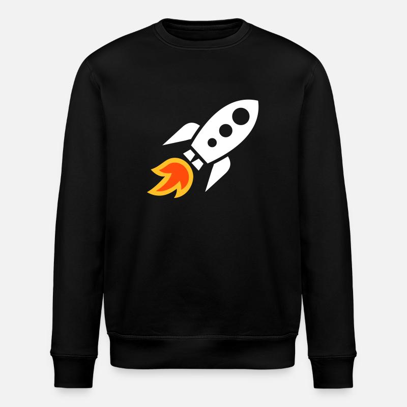 Rocket - Stanley/Stella ROLLER Unisex Organic Sweatshirt - black