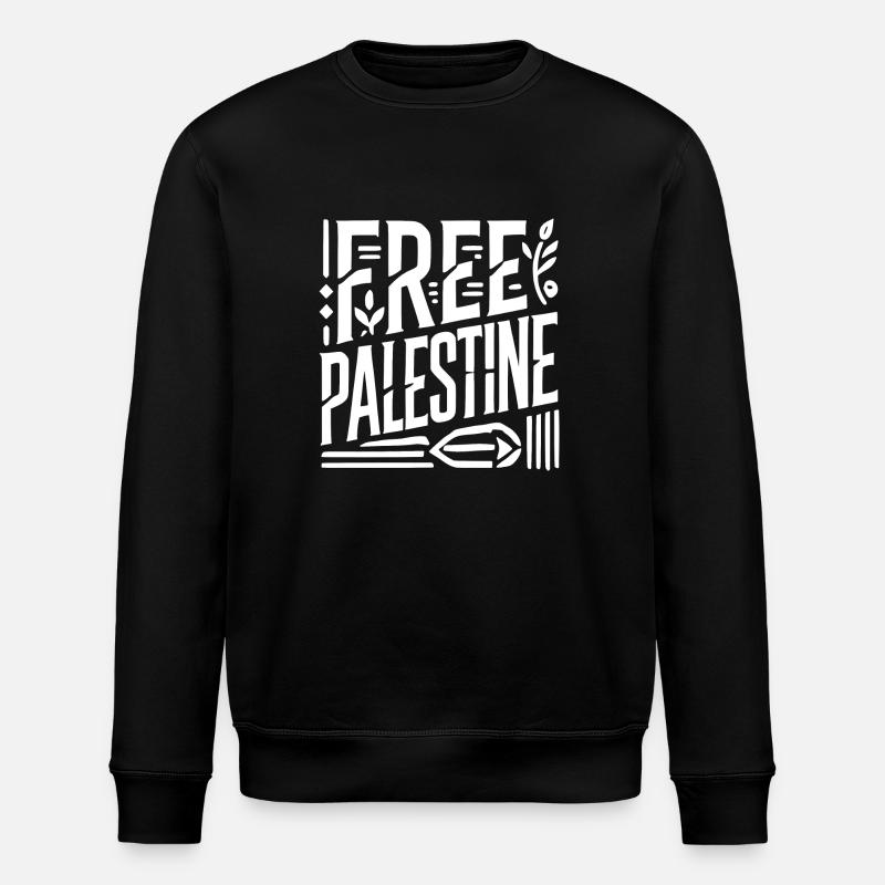 Free palestine - Sweat bio ROLLER Stanley/Stella Unisexe - noir