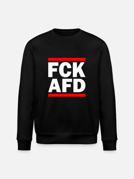 Fck afd - Stanley/Stella Unisex Bio-Sweatshirt ROLLER - Schwarz