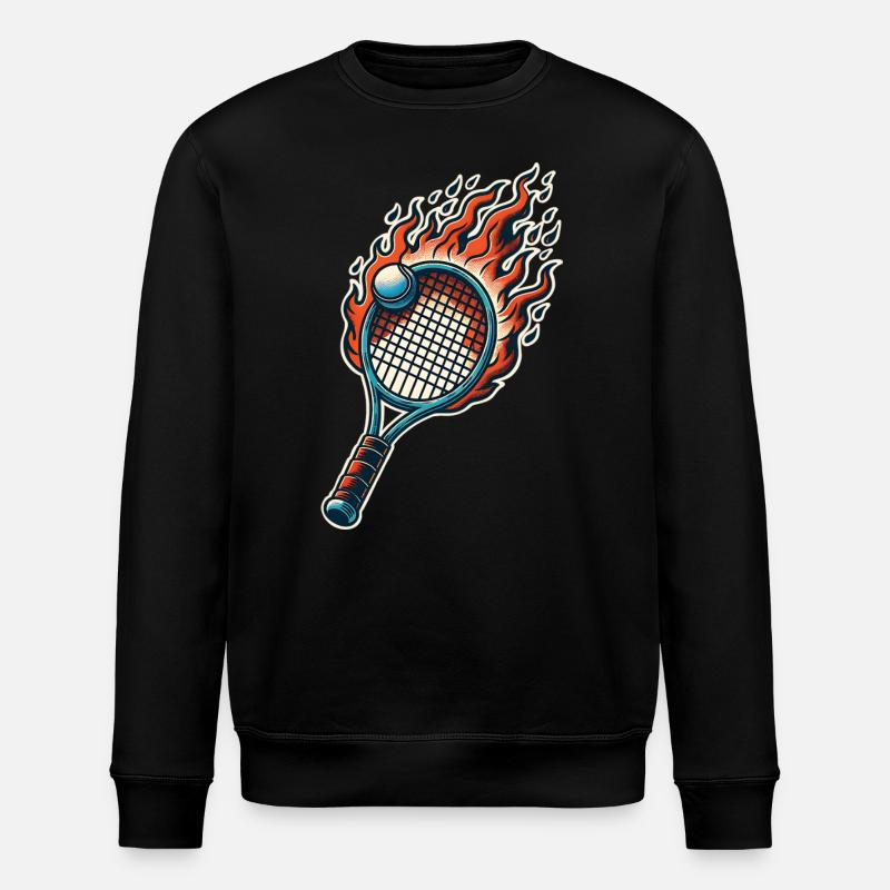 Badminton - Sweat bio ROLLER Stanley/Stella Unisexe - noir