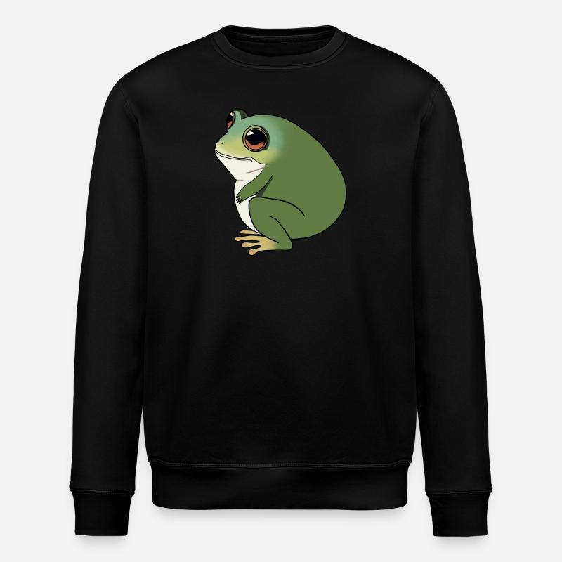 Chunky Frog - Stanley/Stella ROLLER Unisex Organic Sweatshirt - black