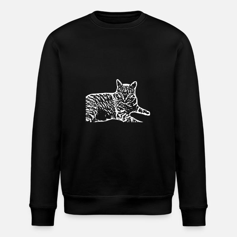 Chat Blanc Blanc Chats - Sweat bio ROLLER Stanley/Stella Unisexe - noir