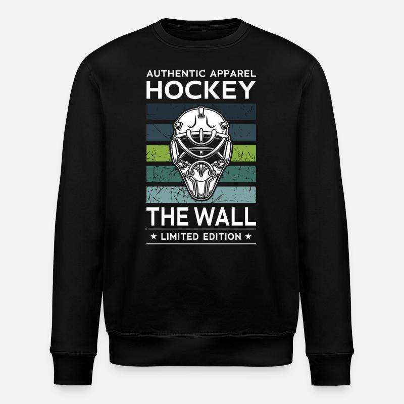 Hockey the Wall - Stanley/Stella ROLLER Unisex Organic Sweatshirt - black