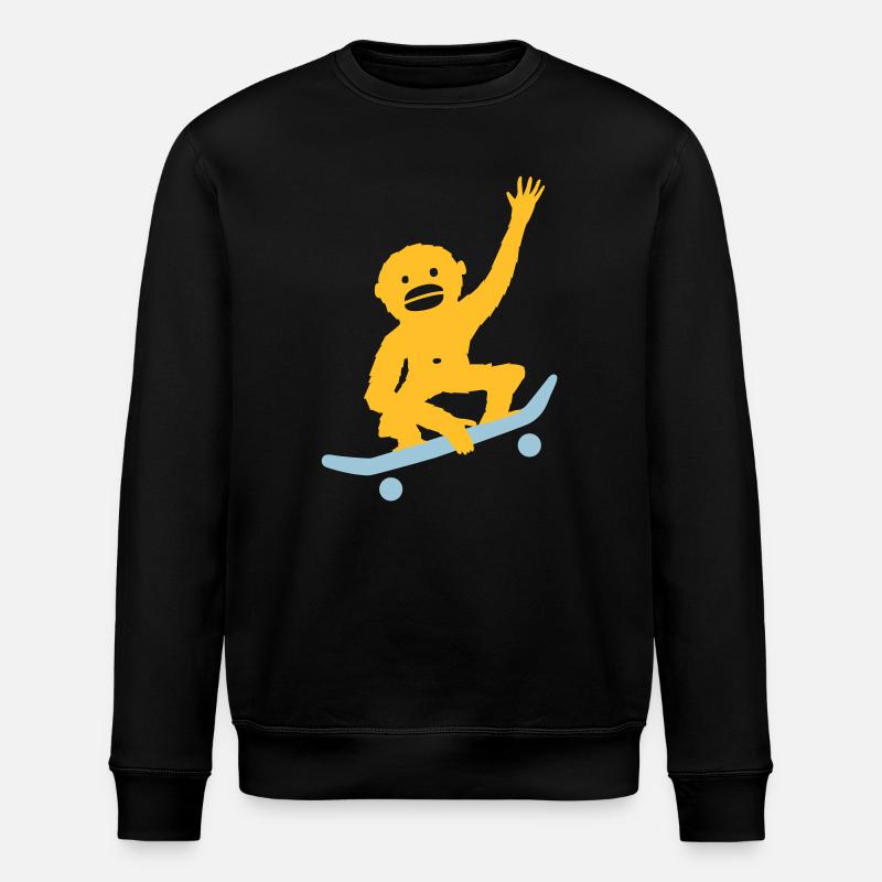 MONKEY BUSINESS - Stanley/Stella Unisex Bio-Sweatshirt ROLLER - Schwarz