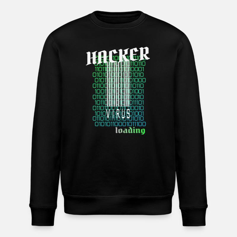 Anonymous, hacker - Stanley/Stella ROLLER Unisex Organic Sweatshirt - black