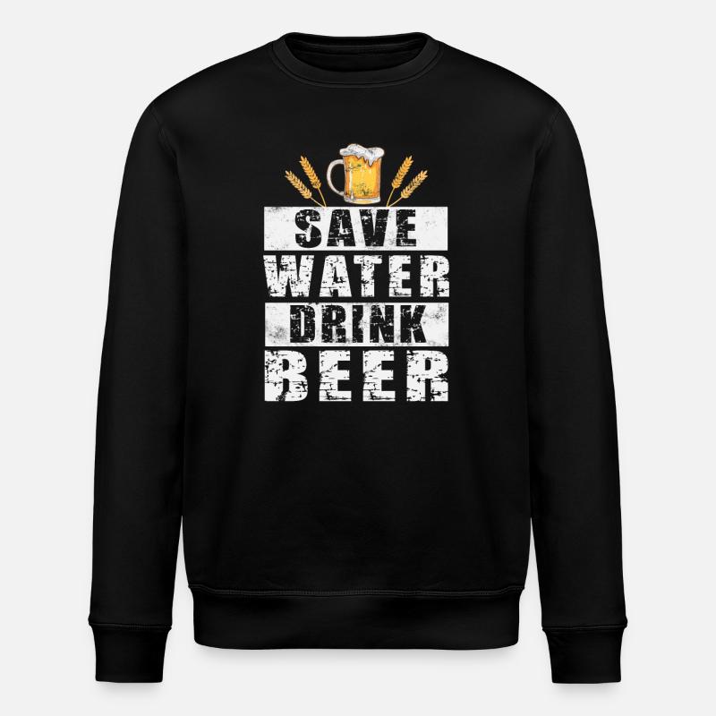 Bier - Stanley/Stella Unisex Bio-Sweatshirt ROLLER - Schwarz
