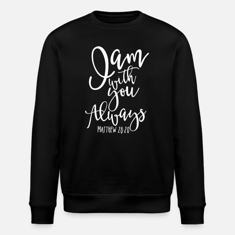Always (dark) - Stanley/Stella ROLLER Unisex Organic Sweatshirt - black