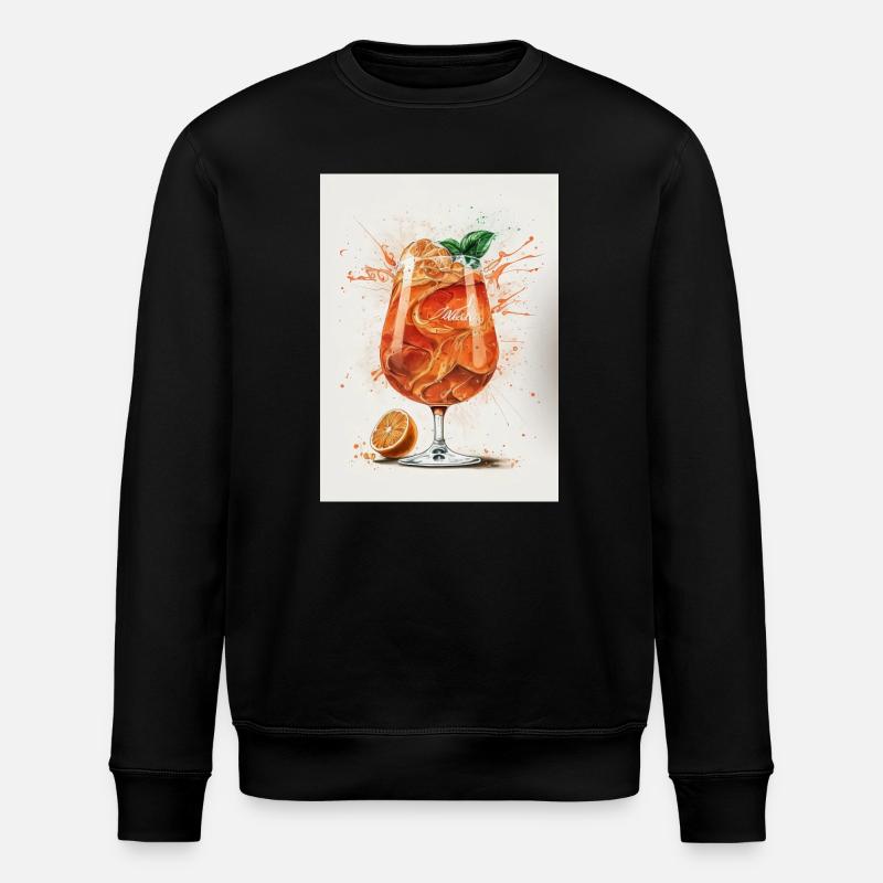 Sprizz Illustration - Stanley/Stella ROLLER Unisex Organic Sweatshirt - black