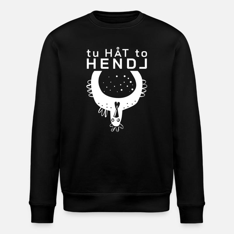 Hendl white1 - Stanley/Stella Unisex Bio-Sweatshirt ROLLER - Schwarz