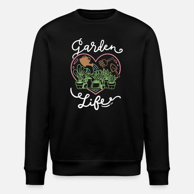 Gartenarbeit Garten Gärtner - Stanley/Stella Unisex Bio-Sweatshirt ROLLER - Schwarz