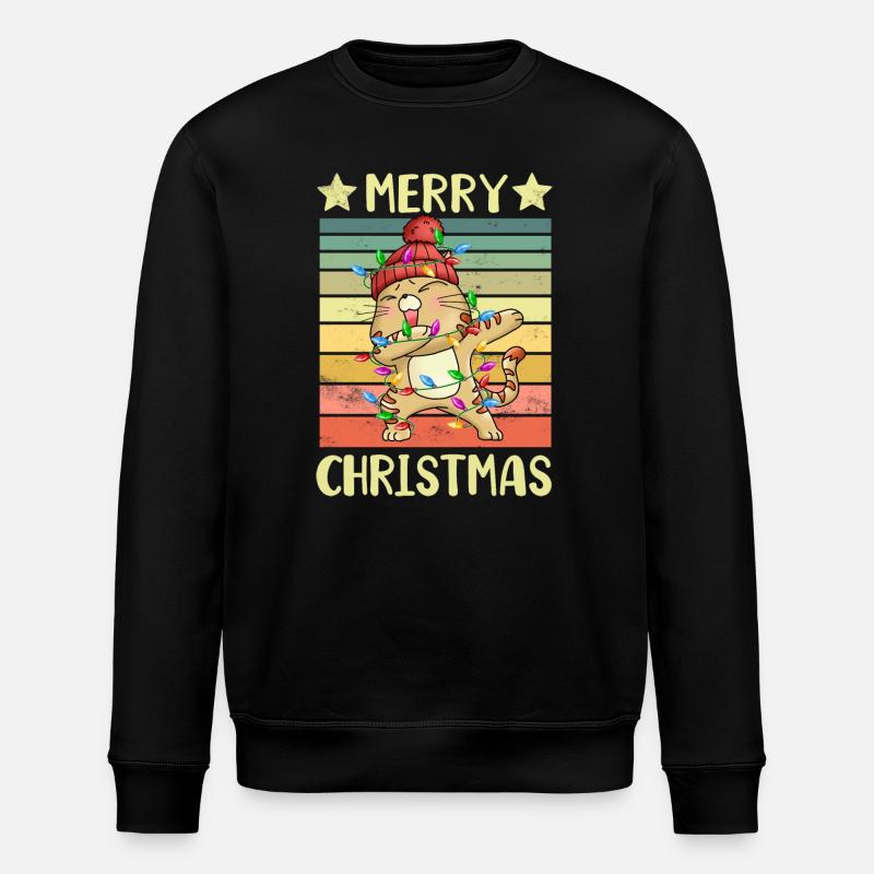 Joyeux Noël Chat - Sweat bio ROLLER Stanley/Stella Unisexe - noir