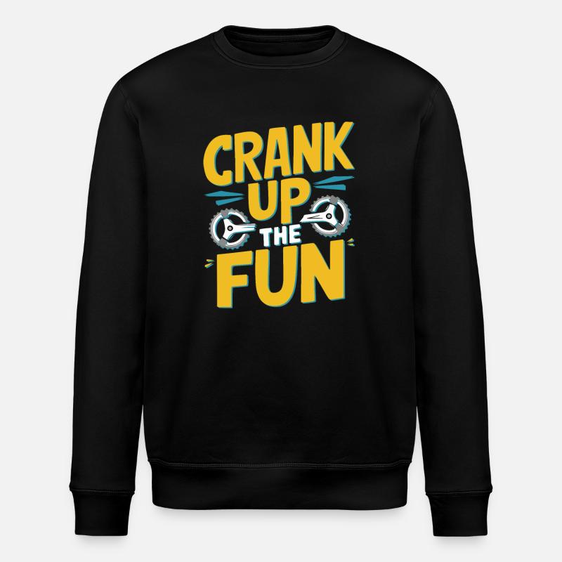 Drehen Sie den Spaß auf - Stanley/Stella Unisex Bio-Sweatshirt ROLLER - Schwarz