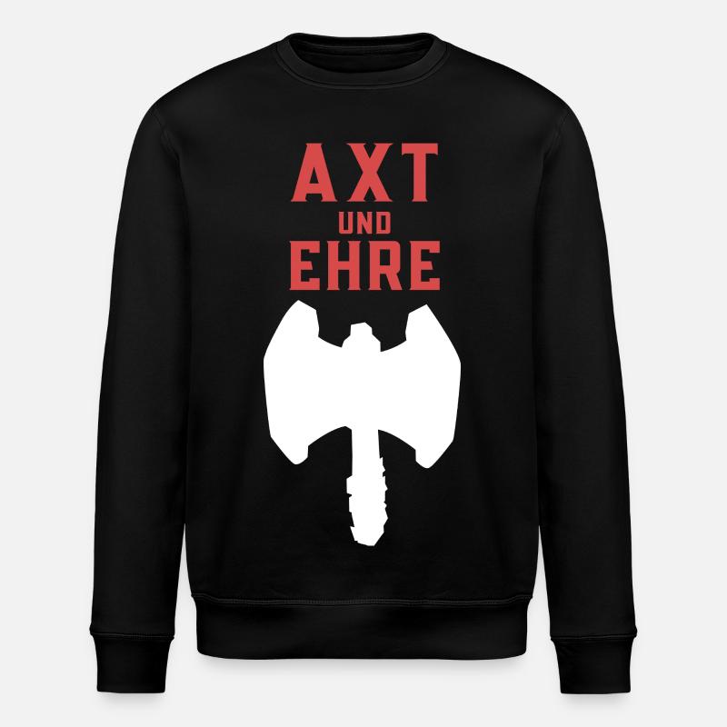 Hache et honneur - Sweat bio ROLLER Stanley/Stella Unisexe - noir