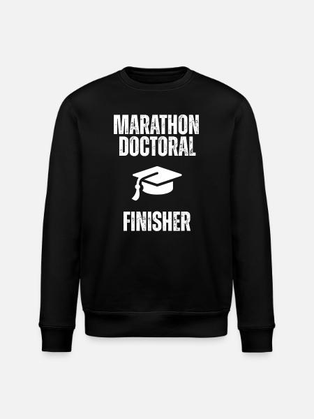 Marathon doctoral Finisher - Stanley/Stella ROLLER Unisex Organic Sweatshirt - black