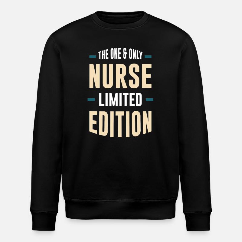 Nurse Limited Edition - Stanley/Stella Unisex Bio-Sweatshirt ROLLER - Schwarz