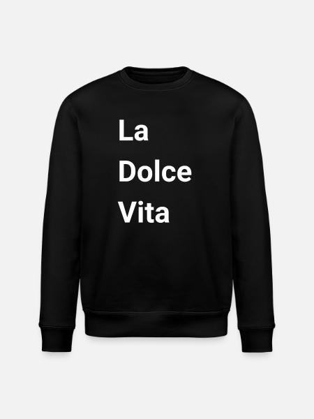 La Dolce Vita - Stanley/Stella ROLLER Unisex Organic Sweatshirt - black