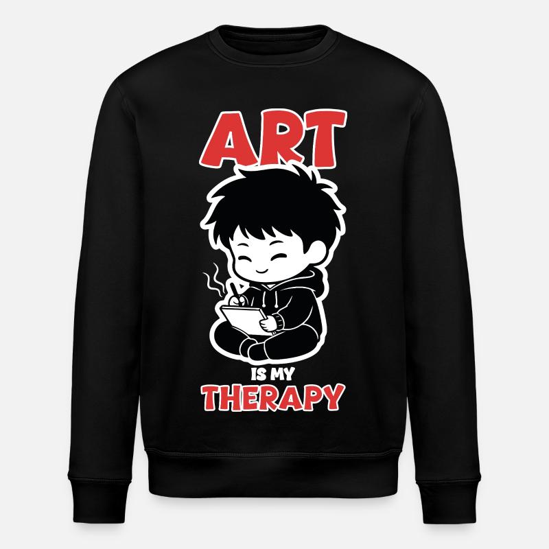 Professional Cloud Tester Manga Zen - Stanley/Stella ROLLER Unisex Organic Sweatshirt - black