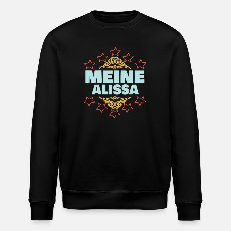 Alissa en tant que fille - Sweat bio ROLLER Stanley/Stella Unisexe - noir
