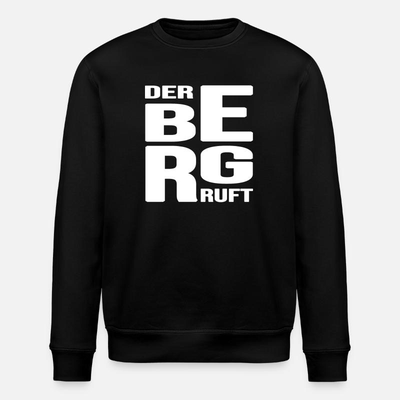 Bergsteiger Seilschaft Bergwandern Bergfex - Stanley/Stella Unisex Bio-Sweatshirt ROLLER - Schwarz