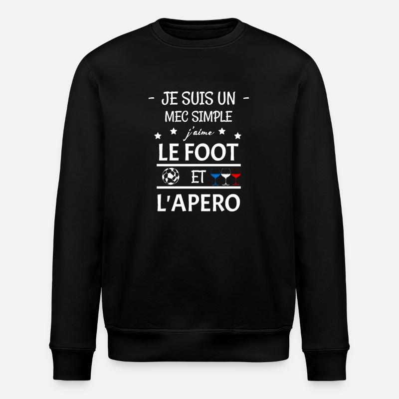 Fußball - Stanley/Stella Unisex Bio-Sweatshirt ROLLER - Schwarz
